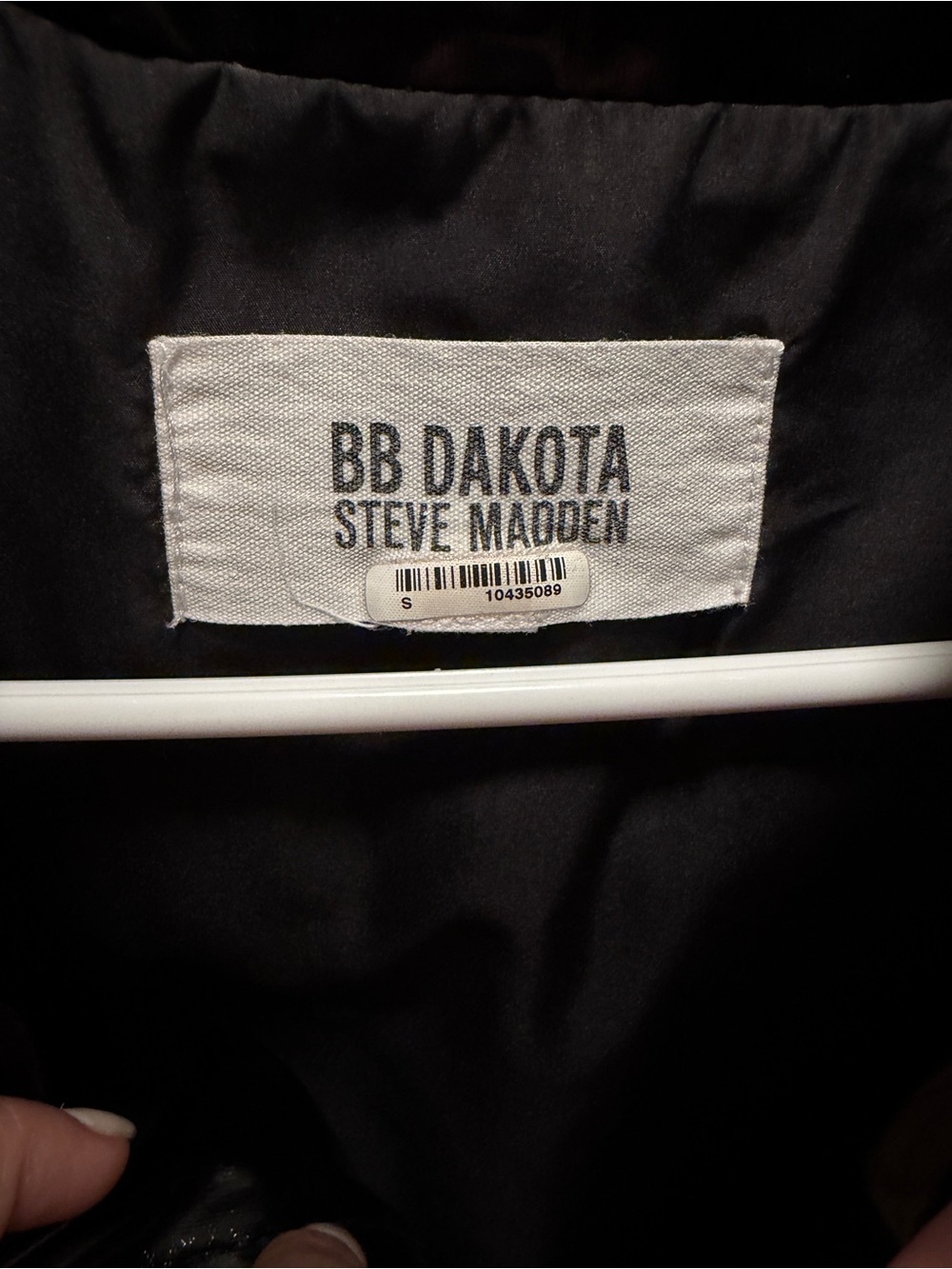 BB Dakota Black Quilted Jacket - Steve Madden Label - Picture 2 of 4